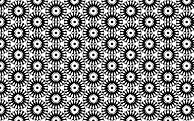 Fototapeta premium Decorative Element seamless pattern, circle decoration