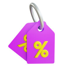 3d Discount icon object