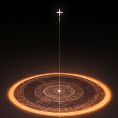 輝く魔法陣、generative ai