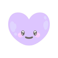 翼の生えたハートキャラクター⭐︎PNG