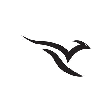 fast kangaroo logo design icon.