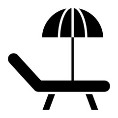 Sunbed vector design icon.svg