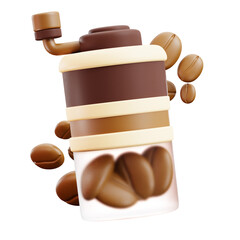 hand grinder 3d illustation