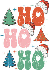 Retro Christmas SVG 