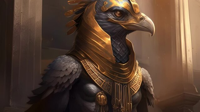 The Myth of the Golden Horus A story of the powerful falcon god who protected the kingdom from its enemies. .