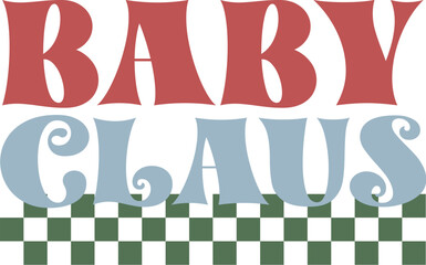 Retro Christmas SVG