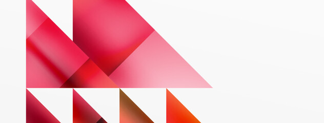 Captivating vector abstraction. Triangles interlock in mesmerizing dance, crafting dynamic geometric backdrop. Fusion of shapes and angles creates artful symphony of modern design