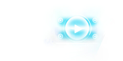 Digital png illustration of on button on transparent background