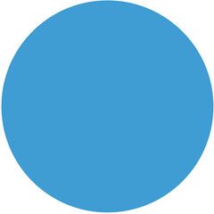 Fototapeta na wymiar Digital png illustration of blue circle on transparent background