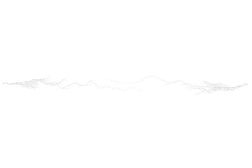 Digital png illustration of white streak of smoke on transparent background
