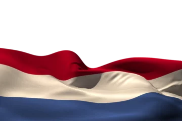 Fotobehang Digital png illustration of netherlands flag on transparent background © vectorfusionart