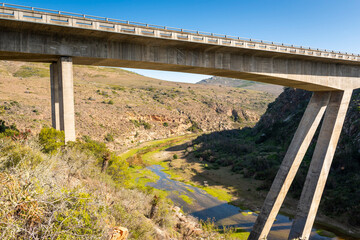 Obraz premium Gouritz River Bridge on the N2 highway in the Garden Route South Africa
