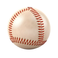 baseball ball isolated on transparent background ,generative ai