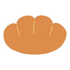 クリームパンのイラスト