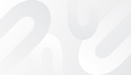 Obraz premium Abstract concept design chain or number zero and gradient grey white. piles overlapping, gray white background. copy space