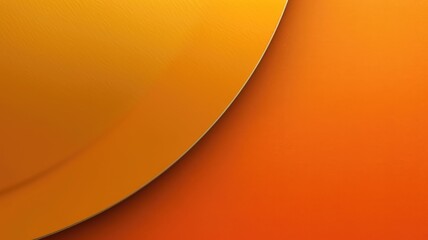 The abstract background of metal texture with empty space in tangerine orange and lemon yellow colors. 3D illustration of exuberant. generative AI - obrazy, fototapety, plakaty