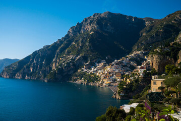 Fototapeta na wymiar Positano, Italy: Capturing Coastal Elegance on the Amalfi Coast