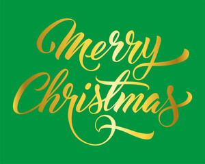 merry Christmas lettering green screen