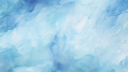 Abstract Light Blue Watercolor Splash for Background