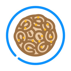 tarte tatin french cuisine color icon vector. tarte tatin french cuisine sign. isolated symbol illustration