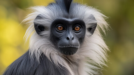 Dusky Leaf Monkey, AI Generative.