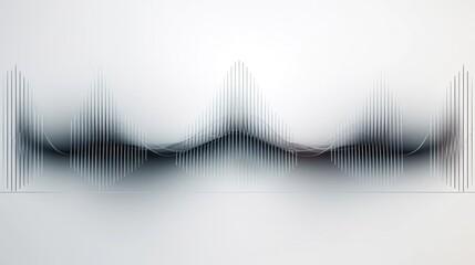 Music notes over points of light on a black background. Futuristic concepts, colors and retro...