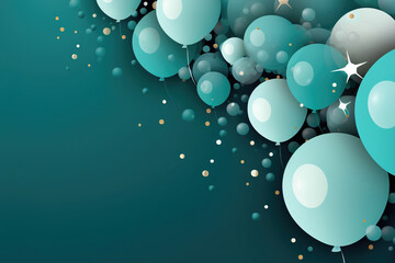 background with balloons
