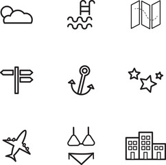 set of icons