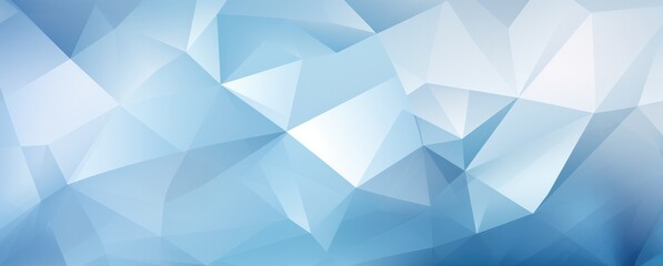 Fototapeta premium Abstract technology communication concept background soft blue white triangle