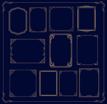 Vintage Rocco Frames and borders