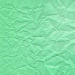 veridian green paper crumpled for background