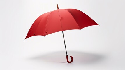 a red umbrella on a white background