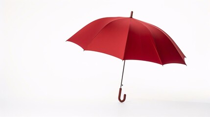 a red umbrella on a white background