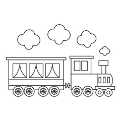 transportation coloring pages for kids