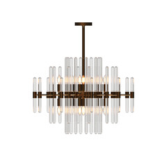 chandelier on the ceiling isolated on transparent background, hanging lamp, pendant light, 3D illustration, cg render
