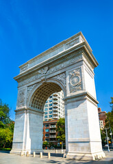 Fototapeta na wymiar Washington Square Arch in Manhattan - New York City, United States