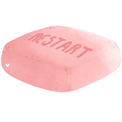 Watercolor restart button icon illustration design work keyboard 