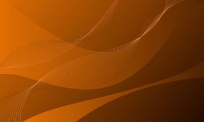 gold lines wave curve smooth gradient abstract background