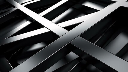 Obraz premium Photography of a composition of bold intersecting lines