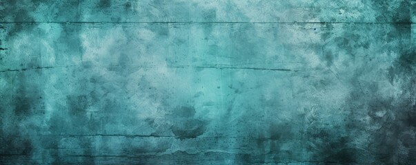 Obraz na płótnie Canvas Dark green-blue textured concrete background