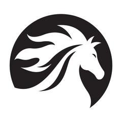 Horse logo images illustration