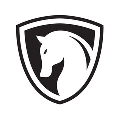 Horse logo images illustration