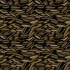 Japanese Overlap Rice Grain Vector Seamless Pattern
