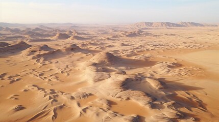 a desert landscape with sand