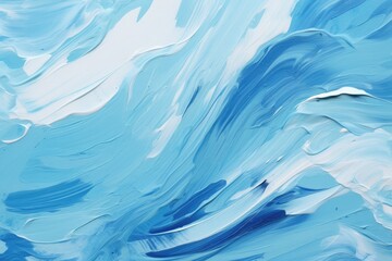 Blue Green abstract brush stroke background