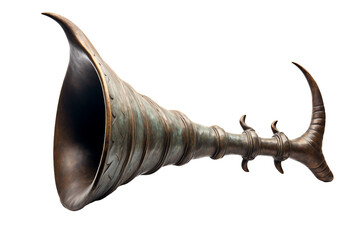 Ship Horn in Isolation on a transparent background - obrazy, fototapety, plakaty