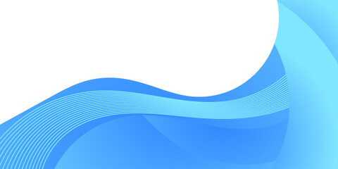 abstract blue light wave elegant background