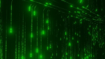 Datentransfer, Matrix, Security, Internet, SSL, Verschlüsselung, Sicherheit, DSGVO, Internetleitung, Glasfaser, FTTH, Server, Virus, Maleware, Pishing, Viren, Hacking, Backup, binär, grün