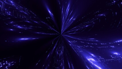abstrakte blau leuchtende Struktur, Wirbel, Linien,  Bewegung, Highspeed, energie, power, Plasma,...