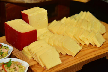 cheese on a plate